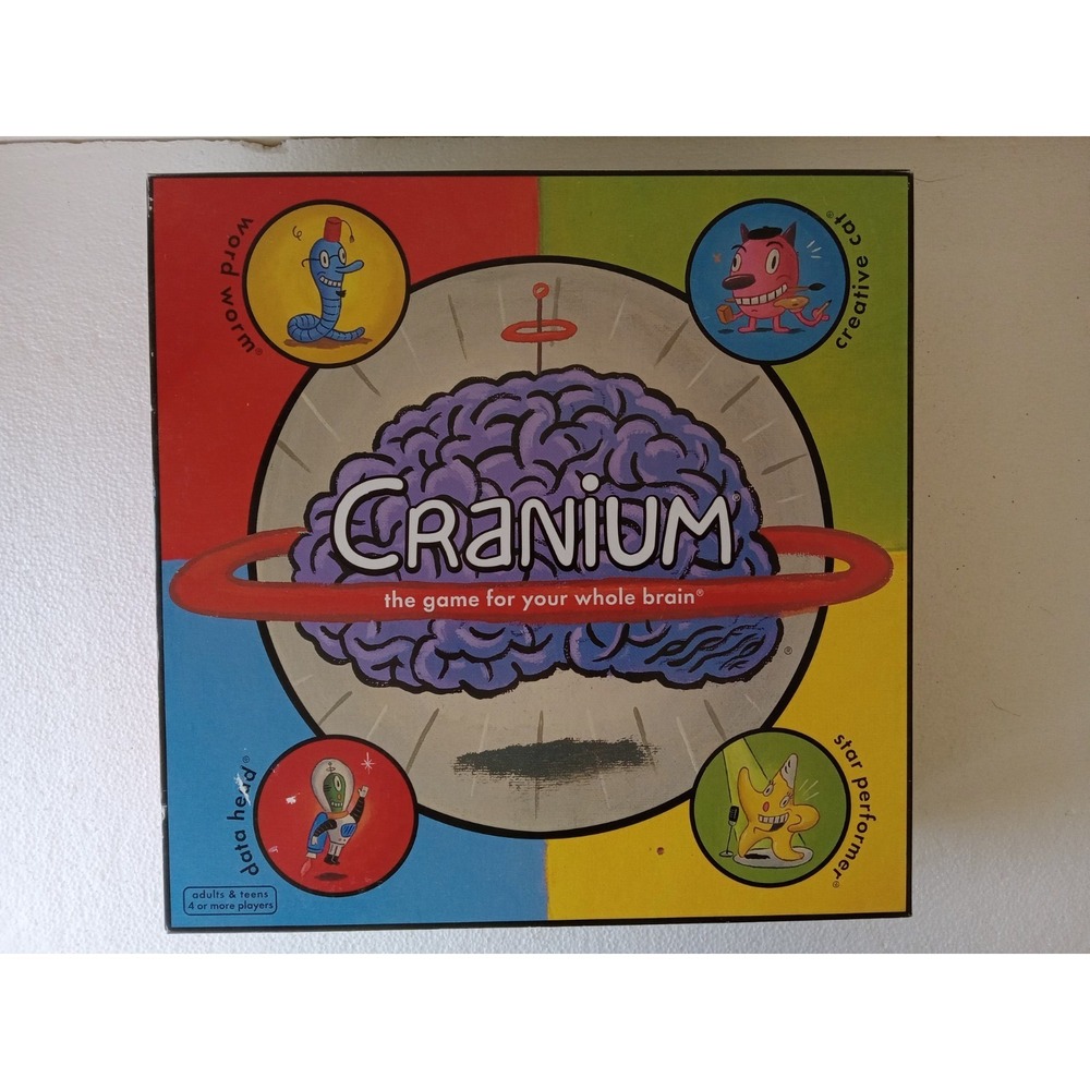 CRANIUM Board Game The Game for Your Whole Brain 2002 COMPLETE
